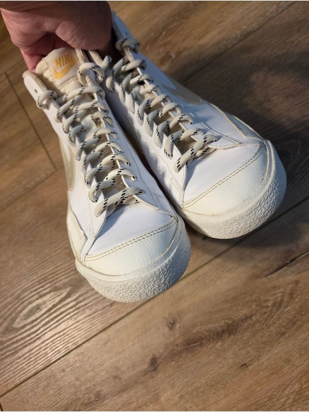 Nike Blazer Mid 77 GS Brushstroke Royal Tint Sneaker Size 7Y DX3070-100 - Picture 6 of 8